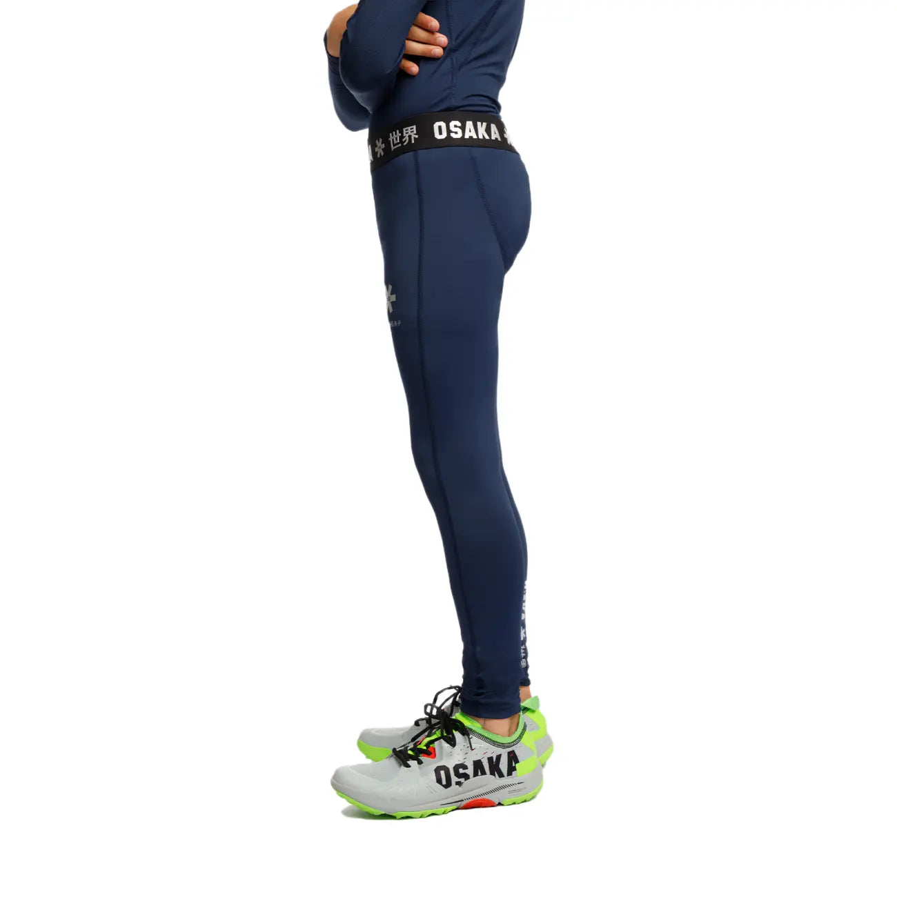 Osaka Kids Baselayer Tights - Navy
