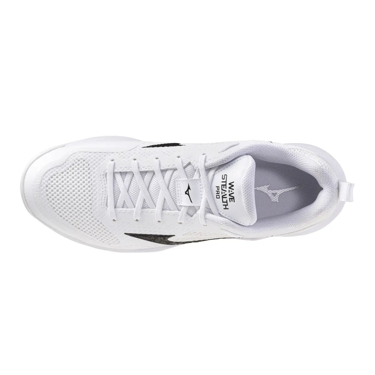 Mizuno Wave Stealth Pro - White/Black/White Hockeyschoen