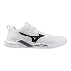 Mizuno Wave Stealth Pro - White/Black/White Hockeyschoen