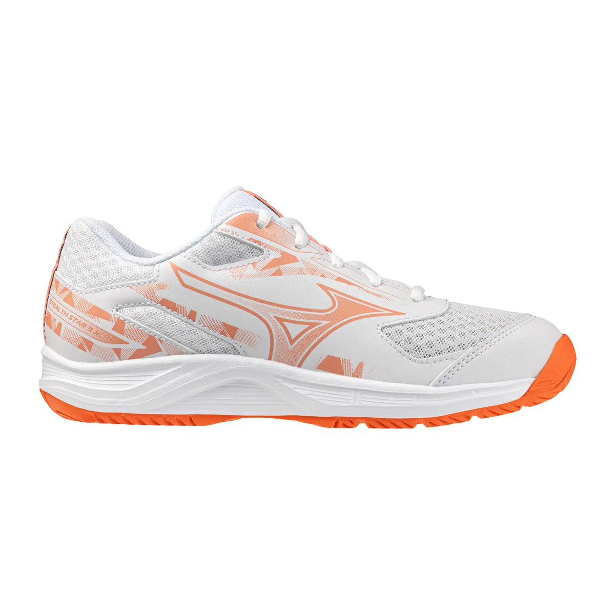 Mizuno Stealth Star 3 Jr. - White/Desert Flower Hockeyschoen