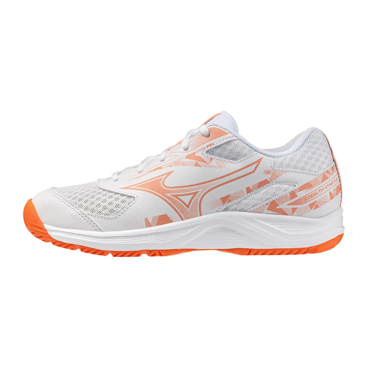 Mizuno Stealth Star 3 Jr. - White/Desert Flower Hockeyschoen