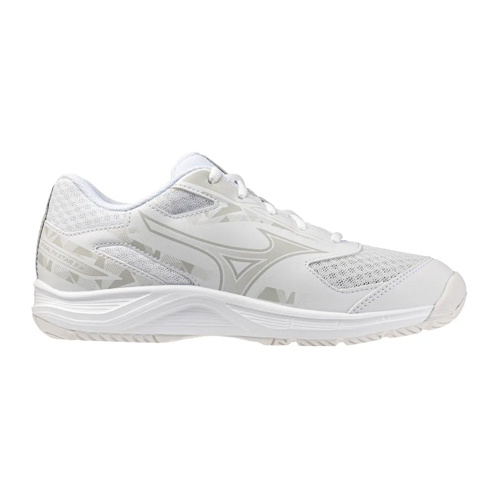 Mizuno Stealth Star 3 Jr. - White/Harbor Mist Hockeyschoen