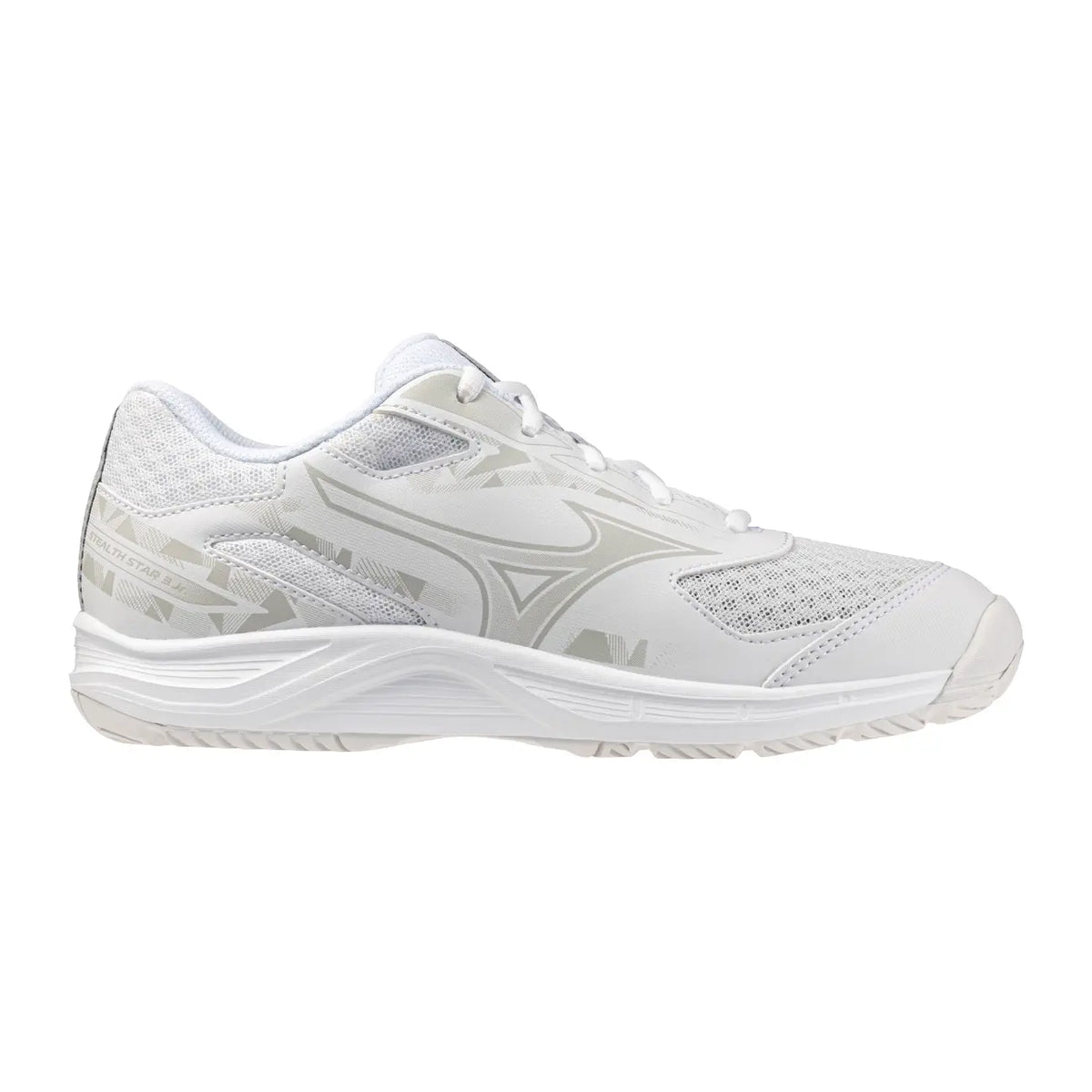 Mizuno Stealth Star 3 Jr. - White/Harbor Mist Hockeyschoen