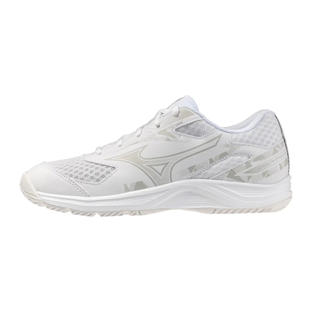 Mizuno Stealth Star 3 Jr. - White/Harbor Mist Hockeyschoen